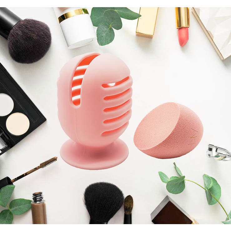 メイクスポンジホルダー シリコン 卵型 | PlusNao | 詳細画像2 