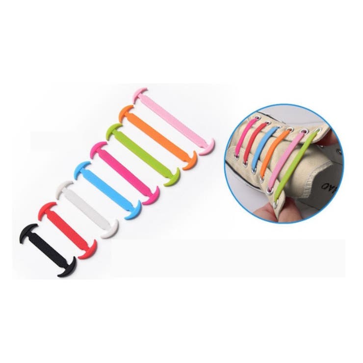 結ばない靴紐 片足分 8本入り | PlusNao | 詳細画像4 