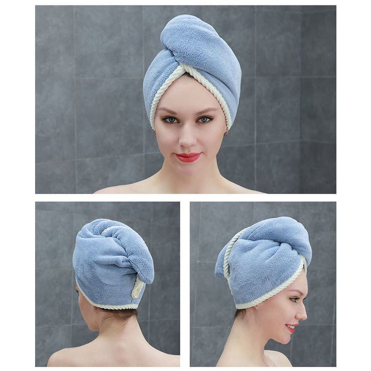 ヘアドライタオル タオルキャップ ドライキャップ | PlusNao | 詳細画像6 