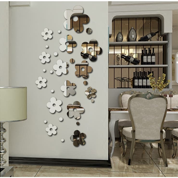 ウォールステッカー ミラーシール ミラーシート | PlusNao | 詳細画像2 