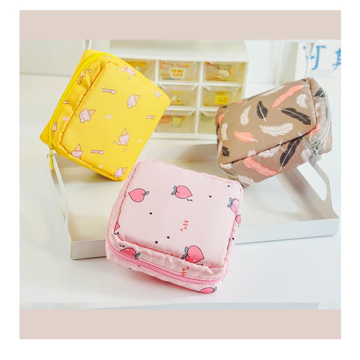 マルチポーチ ミニポーチ メイクポーチ | PlusNao | 詳細画像4 