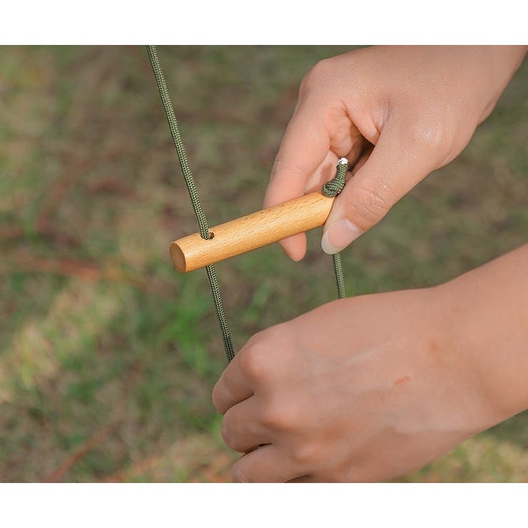 ロープテンショナー 4個セット 木製 | PlusNao | 詳細画像2 