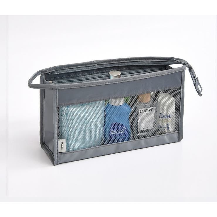 化粧ポーチ コスメポーチ メッシュ | PlusNao | 詳細画像11 