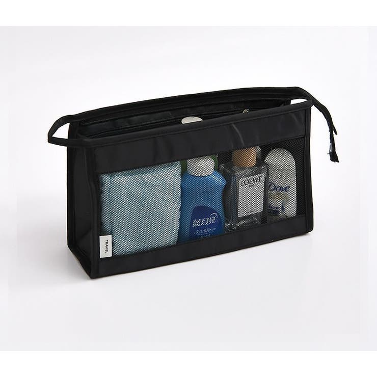 化粧ポーチ コスメポーチ メッシュ | PlusNao | 詳細画像12 