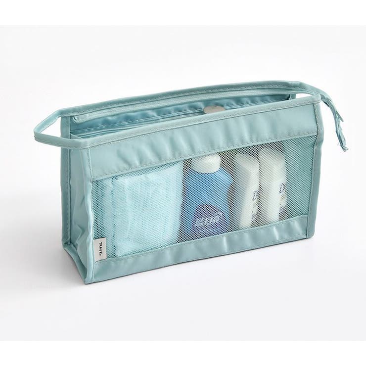 化粧ポーチ コスメポーチ メッシュ | PlusNao | 詳細画像13 