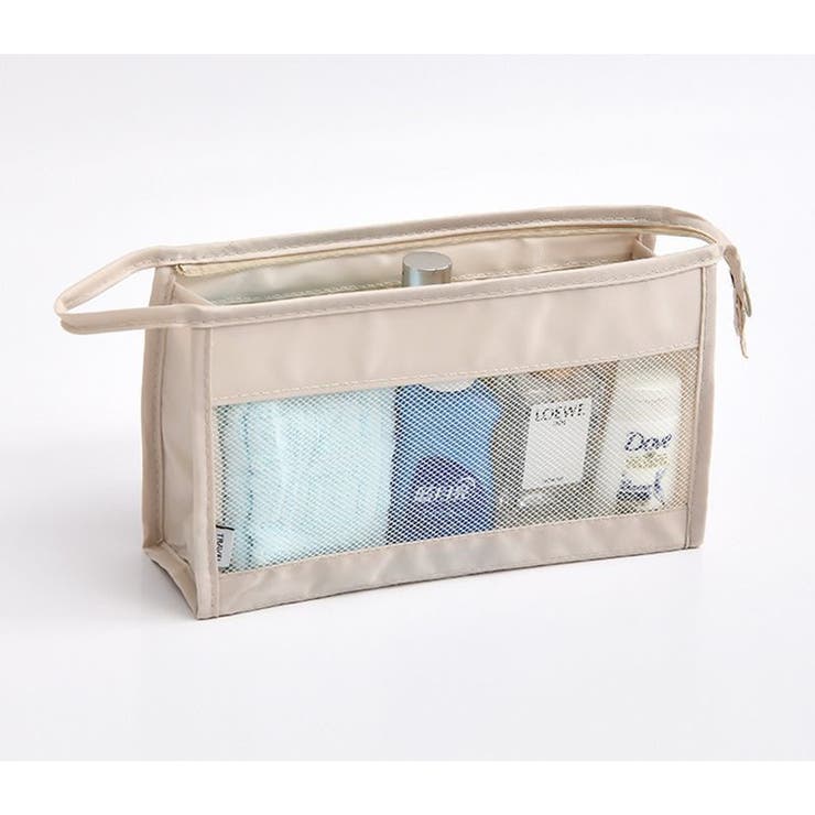 化粧ポーチ コスメポーチ メッシュ | PlusNao | 詳細画像15 