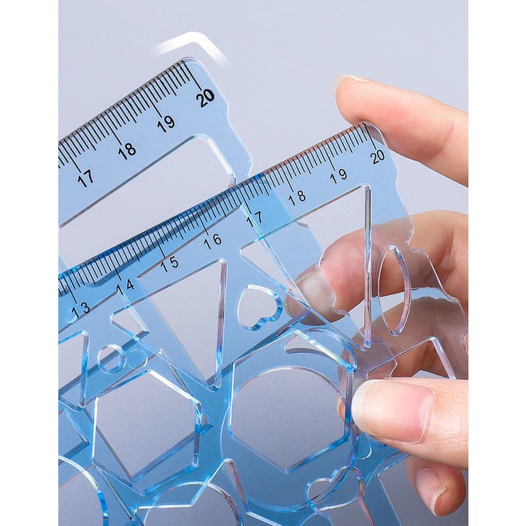 製図テンプレート 7点セット お絵描き定規 | PlusNao | 詳細画像12 