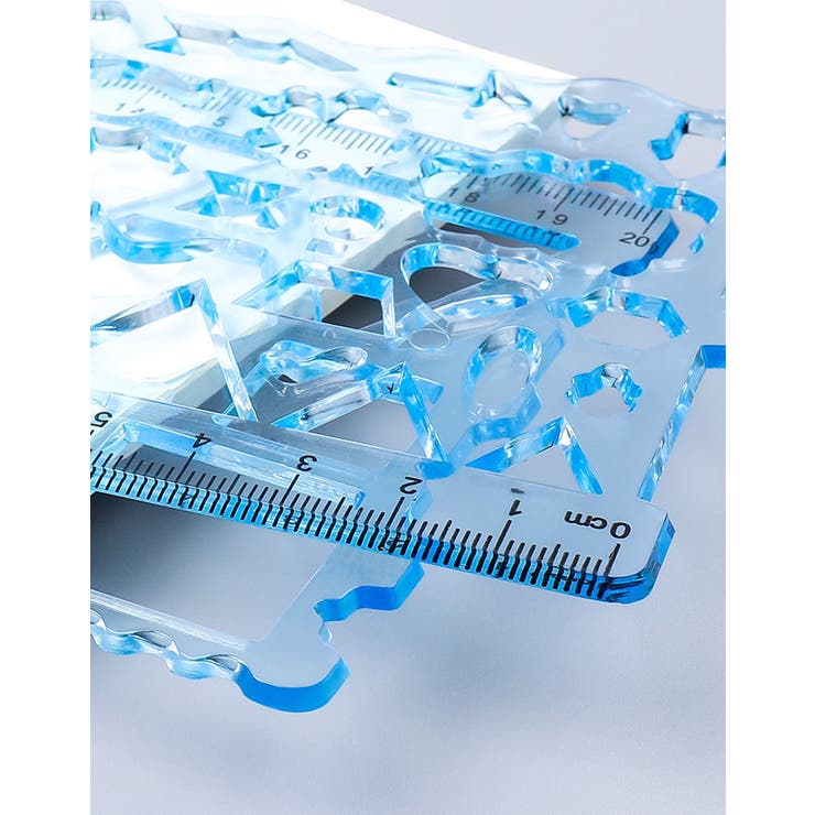 製図テンプレート 7点セット お絵描き定規 | PlusNao | 詳細画像13 