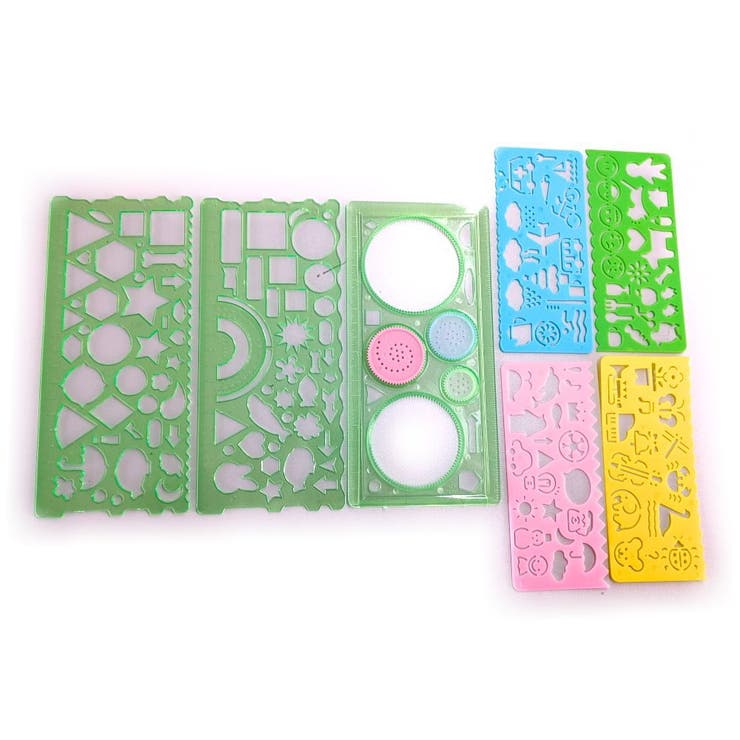 製図テンプレート 7点セット お絵描き定規 | PlusNao | 詳細画像18 