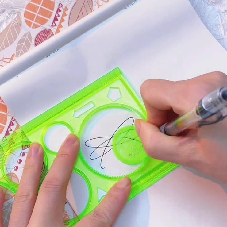 製図テンプレート 7点セット お絵描き定規 | PlusNao | 詳細画像2 