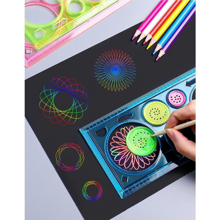 製図テンプレート 7点セット お絵描き定規 | PlusNao | 詳細画像5 