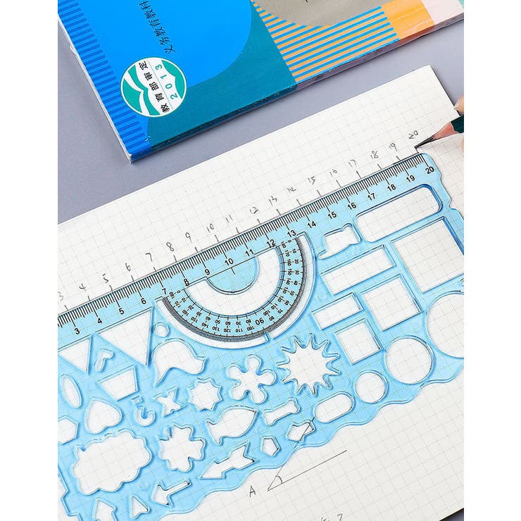 製図テンプレート 7点セット お絵描き定規 | PlusNao | 詳細画像7 