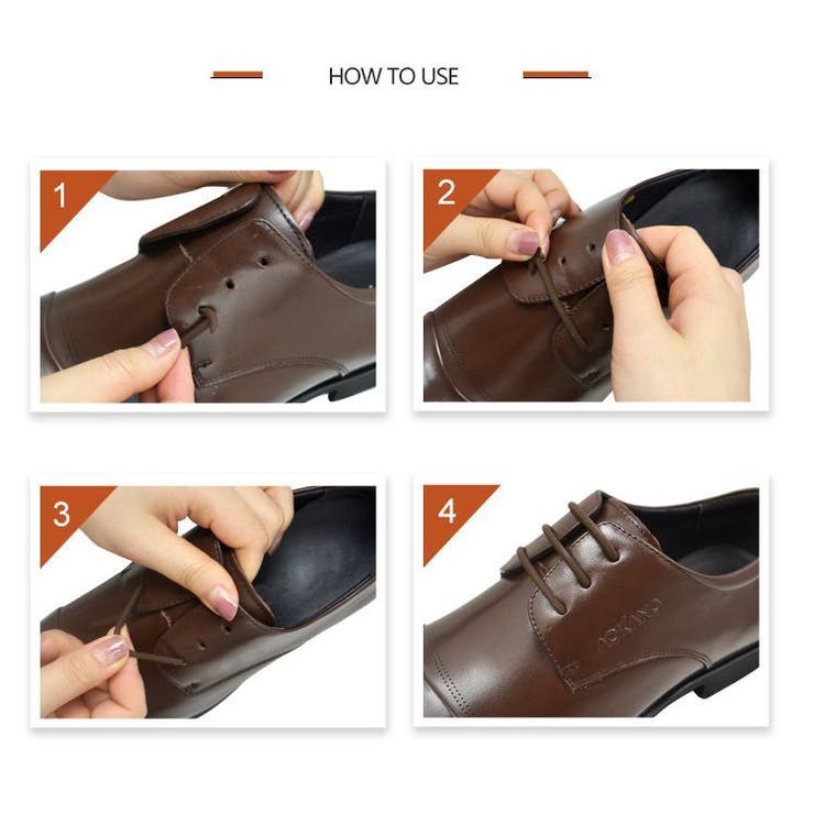 結ばない靴ひも 革靴 ビジネスシューズ用 | PlusNao | 詳細画像13 