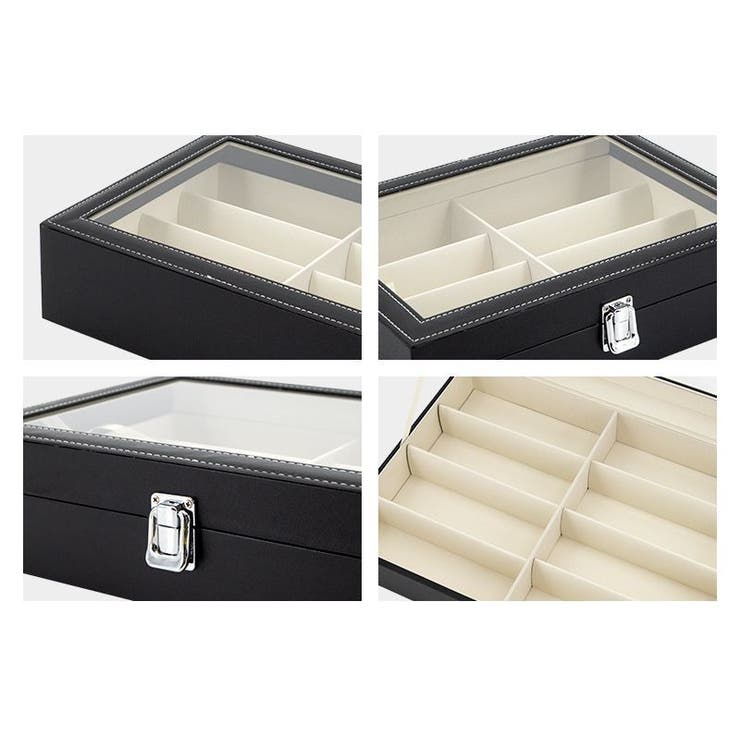 メガネケース 8本 PUレザー | PlusNao | 詳細画像8 