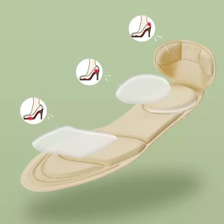 インソール 中敷き かかとパッド付き | PlusNao | 詳細画像4 