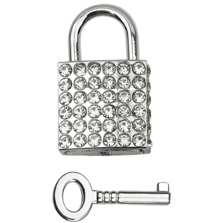 バッグチャーム 南京錠 ラインストーン | PlusNao | 詳細画像9 