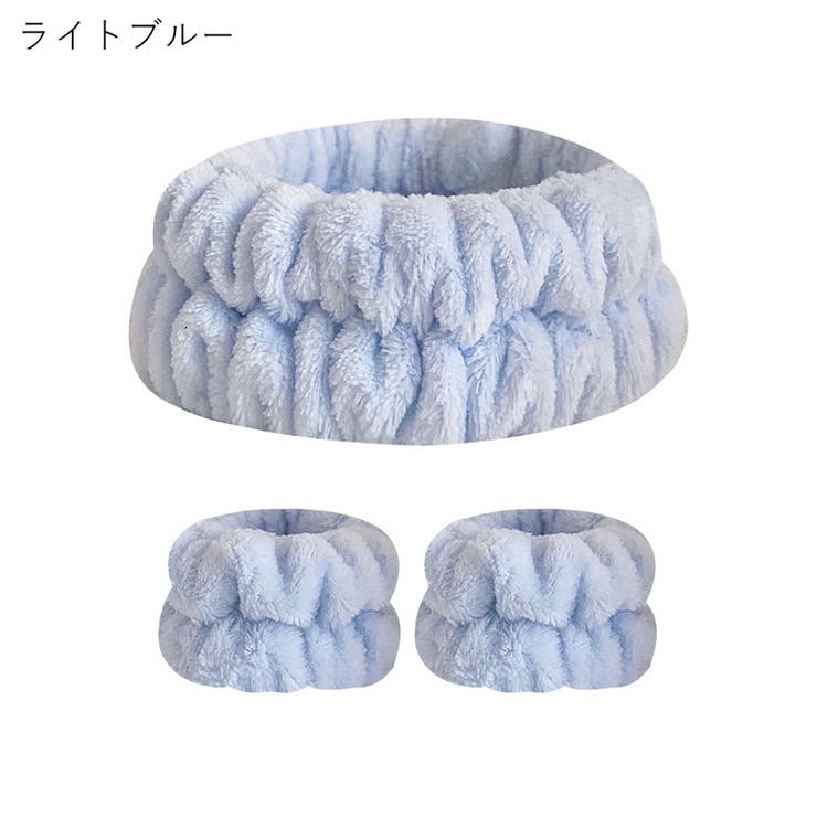 洗顔用ヘアバンド 洗面用ヘアバンド 洗顔用リストバンド | PlusNao | 詳細画像11 