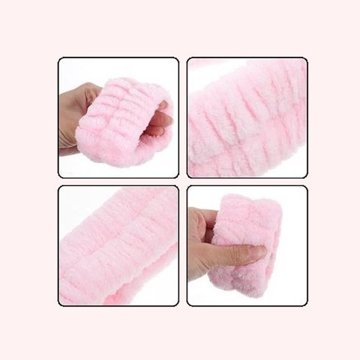 洗顔用ヘアバンド 洗面用ヘアバンド 洗顔用リストバンド | PlusNao | 詳細画像6 