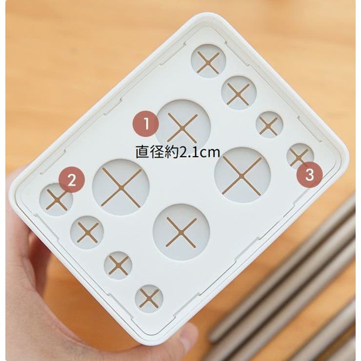 メイクブラシスタンド メイクブラシホルダー 蓋付き | PlusNao | 詳細画像12 