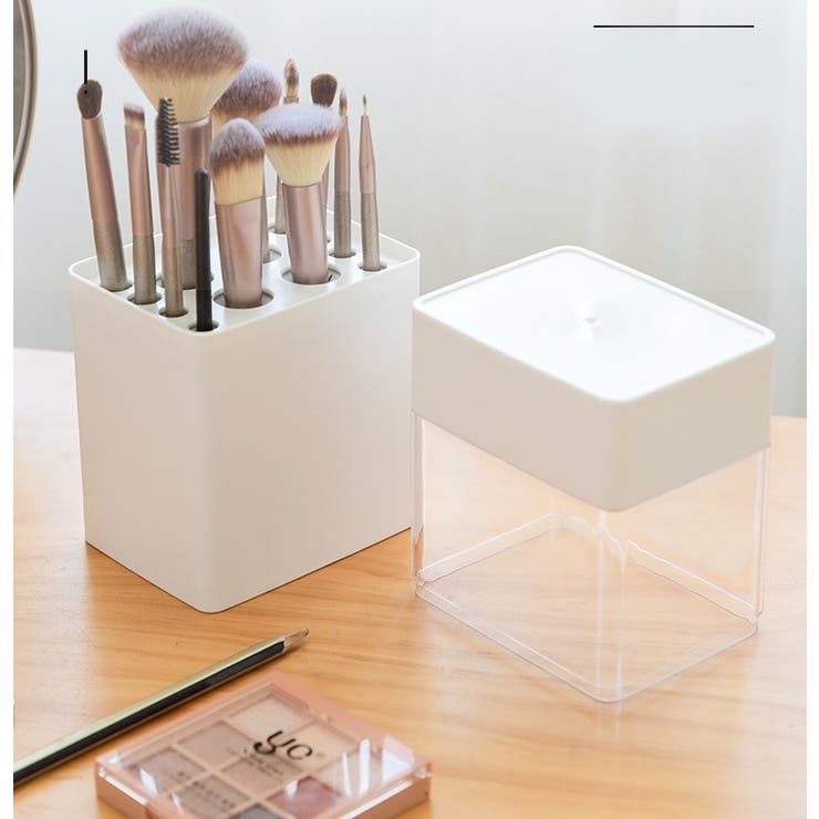 メイクブラシスタンド メイクブラシホルダー 蓋付き | PlusNao | 詳細画像3 