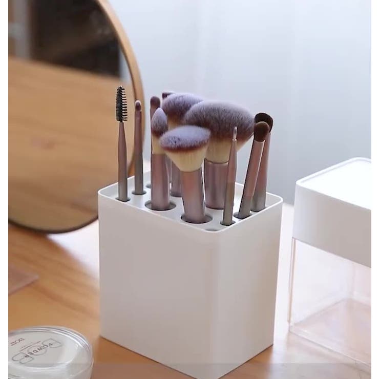 メイクブラシスタンド メイクブラシホルダー 蓋付き | PlusNao | 詳細画像5 