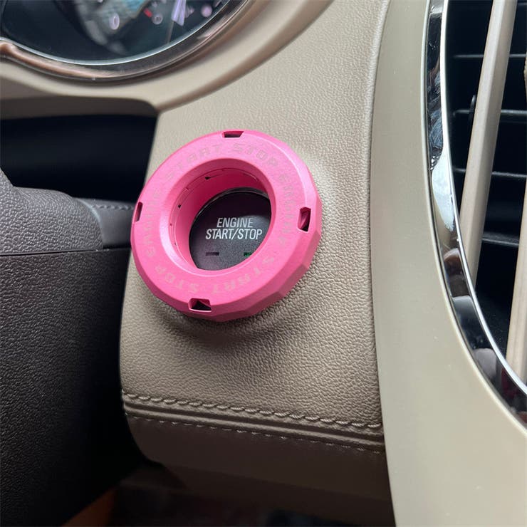 エンジンスタートボタンカバー 車用 スイッチカバー[品番