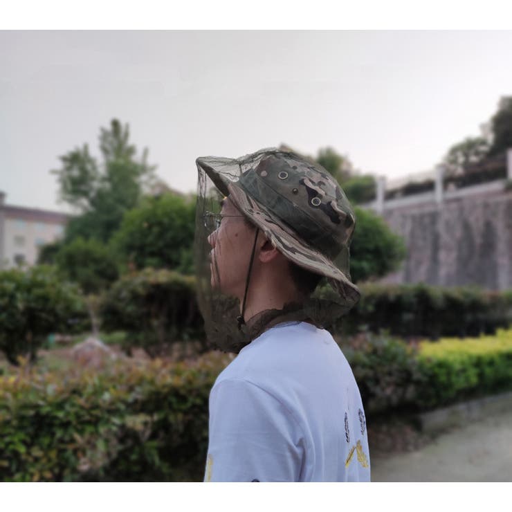 虫よけネット ヘッドネット 収納ポーチ付き | PlusNao | 詳細画像3 