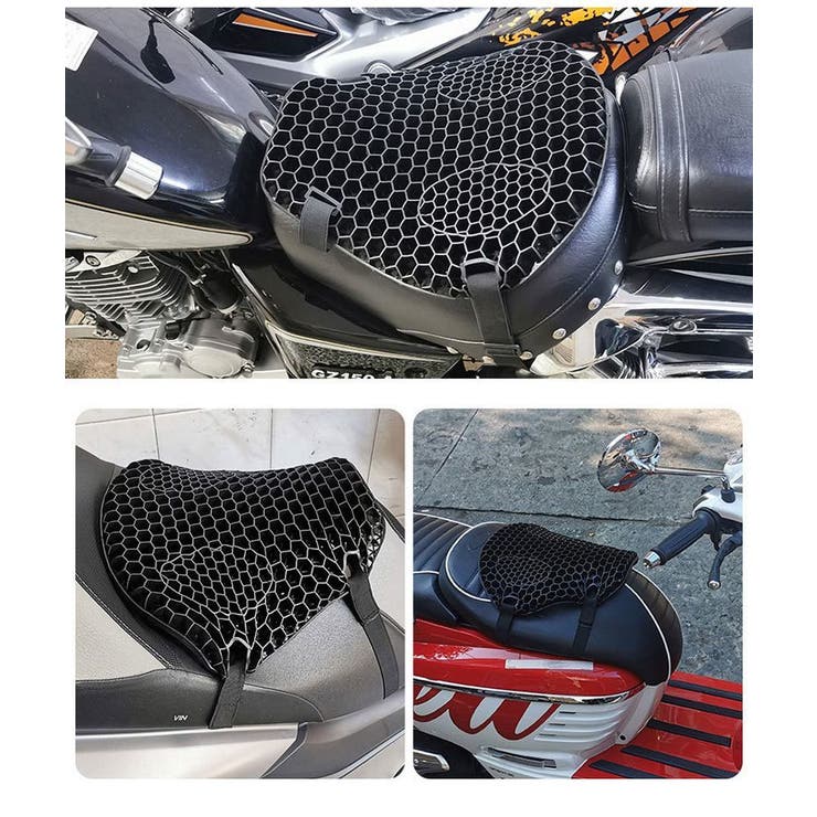 バイクシートクッション カバー付き クッションシート | PlusNao | 詳細画像3 