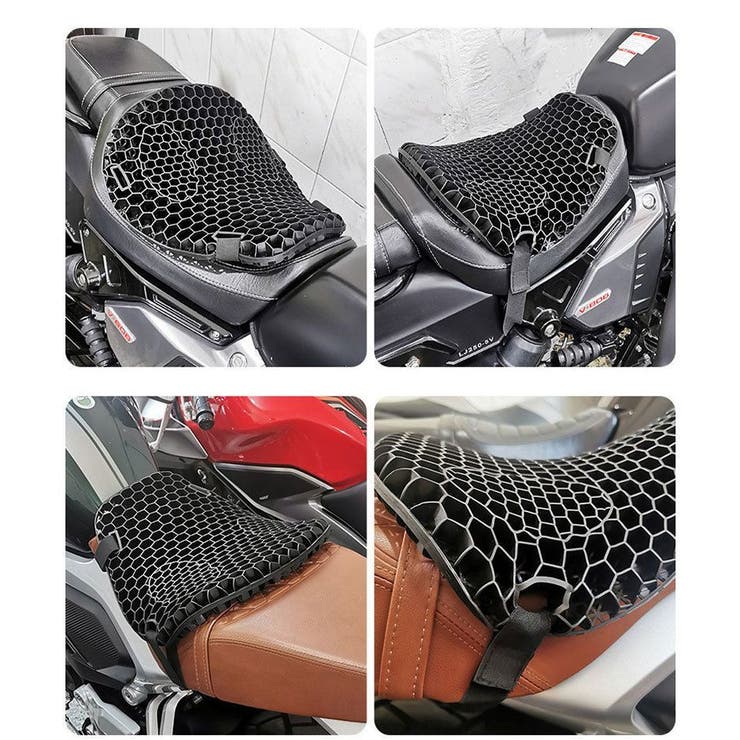 バイクシートクッション カバー付き クッションシート | PlusNao | 詳細画像4 