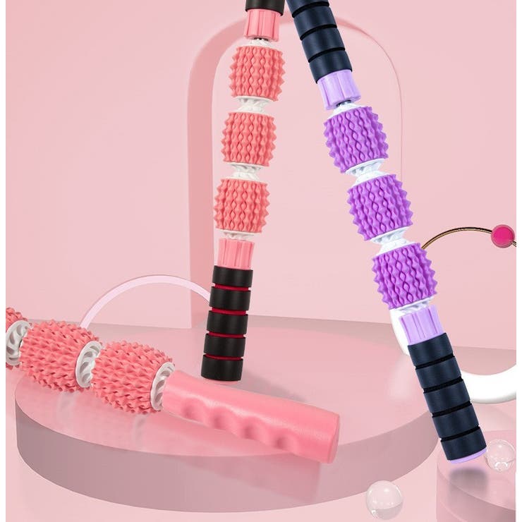 ストレッチローラー グリップ付き 持ち手付き | PlusNao | 詳細画像6 