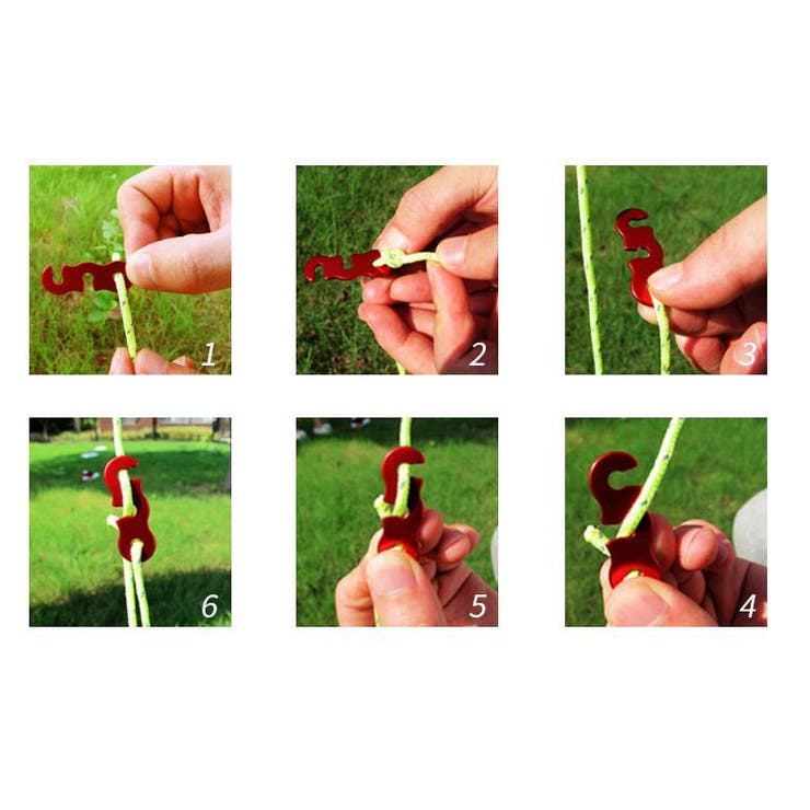 ロープ固定用バックル 金具 テントロープ用 | PlusNao | 詳細画像8 