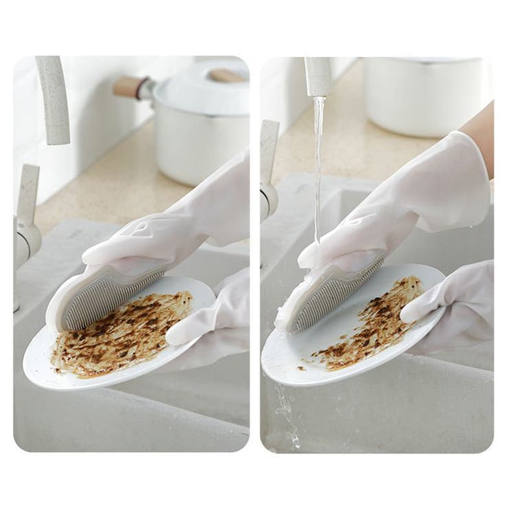 ゴム手袋 キッチン手袋 シリコン手袋 | PlusNao | 詳細画像4 