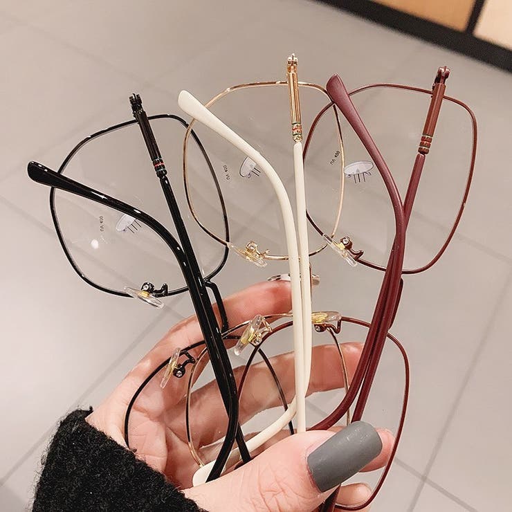 伊達メガネ ユニセックス レディース | PlusNao | 詳細画像8 