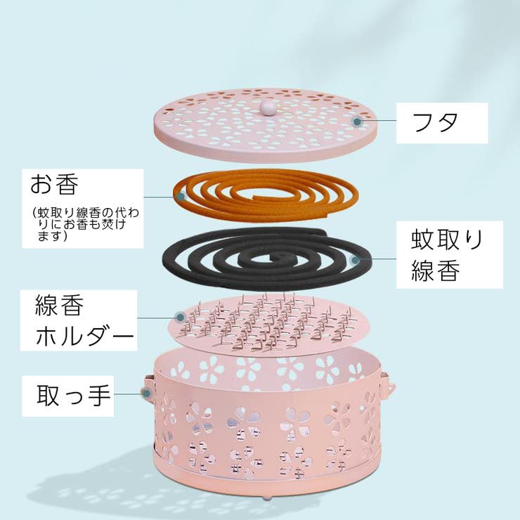 蚊取り線香入れ 蚊取り線香ホルダー 蚊取り線香立て | PlusNao | 詳細画像13 