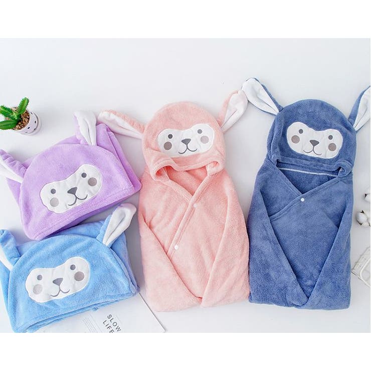 湯上りタオル フード付き バスタオル | PlusNao | 詳細画像10 