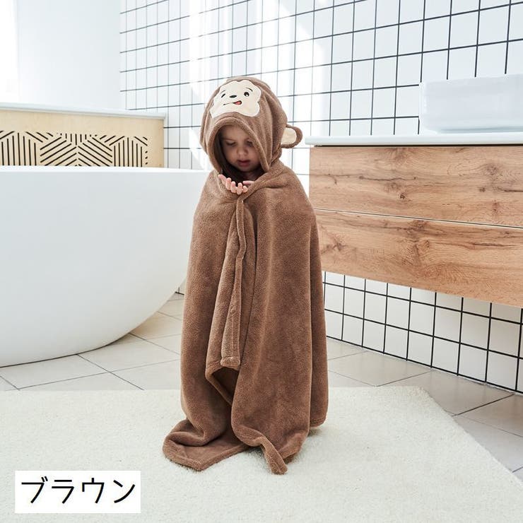 湯上りタオル フード付き バスタオル | PlusNao | 詳細画像14 