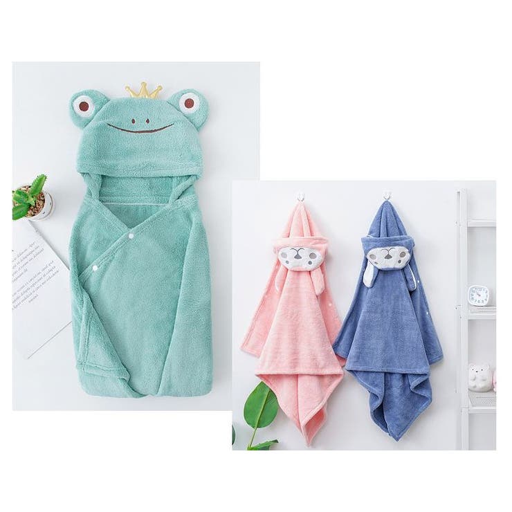 湯上りタオル フード付き バスタオル | PlusNao | 詳細画像9 