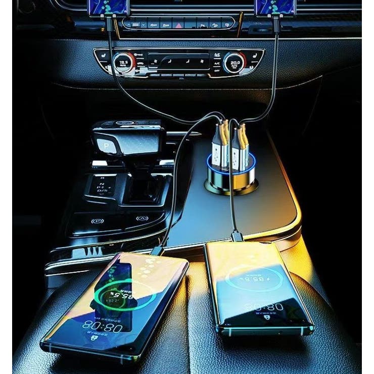 車用充電器 カーチャージャー カーアクセサリー | PlusNao | 詳細画像2 