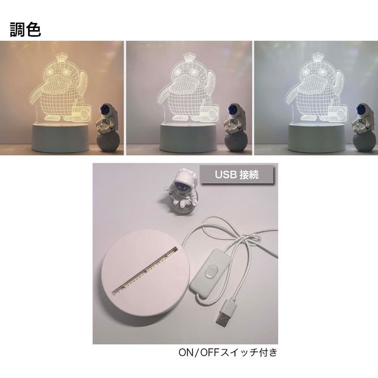 テーブルランプ テーブルライト メッセージボード | PlusNao | 詳細画像10 