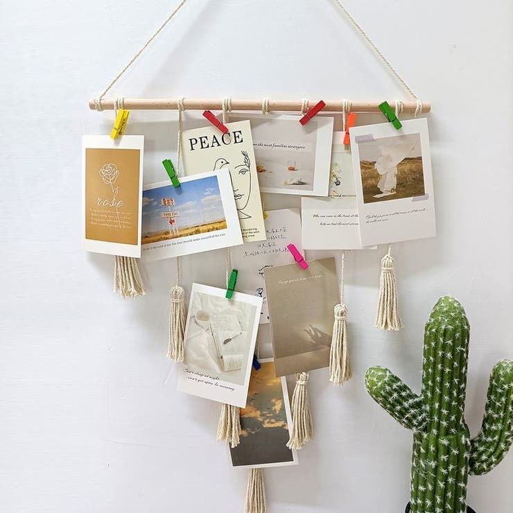 タペストリー マクラメ フォトガーランド | PlusNao | 詳細画像6 