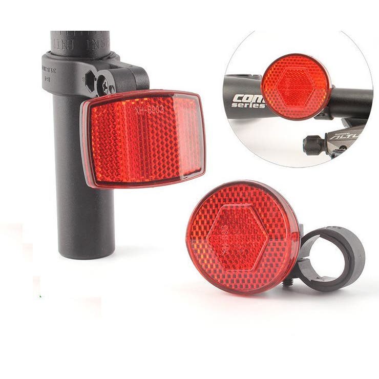 自転車用リフレクター 自転車用反射板 ブラケット付き | PlusNao | 詳細画像4 