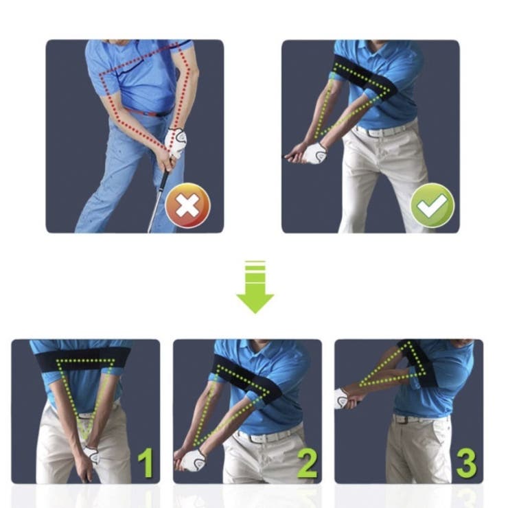 ゴルフ スイング 補正ベルト | PlusNao | 詳細画像4 