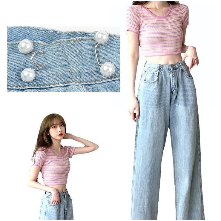 ウエストバックル ボタン リベット付き | PlusNao | 詳細画像2 