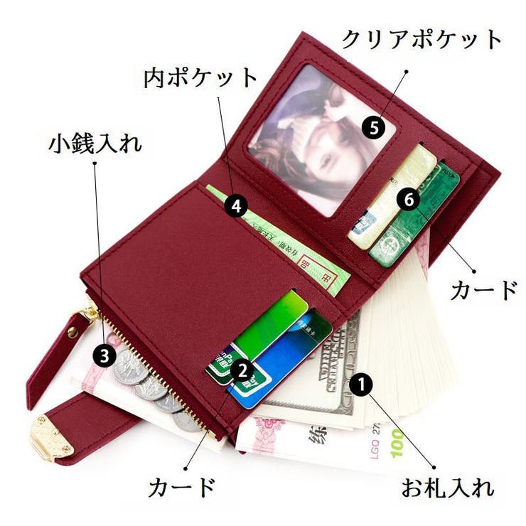 財布 二つ折り財布 ミニサイズ | PlusNao | 詳細画像18 