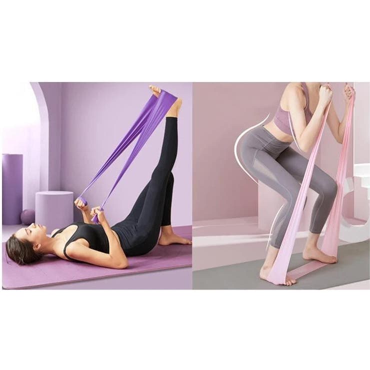 エクササイズバンド トレーニングチューブ ストレッチ | PlusNao | 詳細画像5 