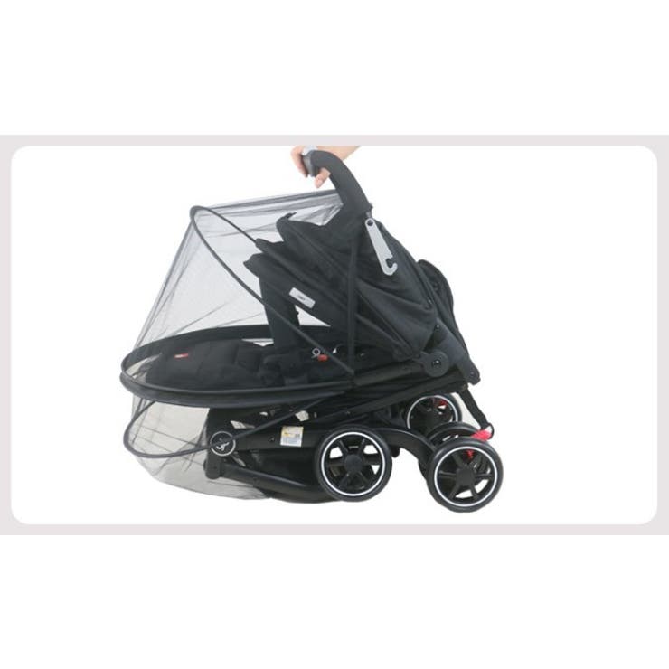 ベビーカー用虫よけネット ベビーカー用蚊帳 折りたたみ式 | PlusNao | 詳細画像4 