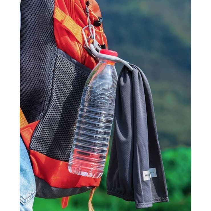 ペットボトルホルダー カラビナ タオル | PlusNao | 詳細画像3 