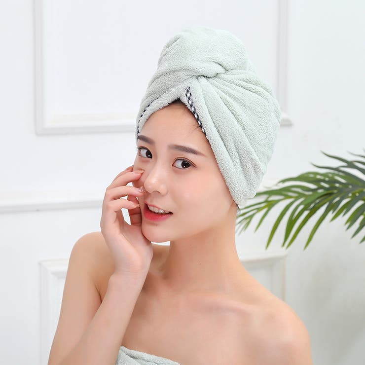 ヘアドライタオル タオルキャップ バス用品 | PlusNao | 詳細画像2 