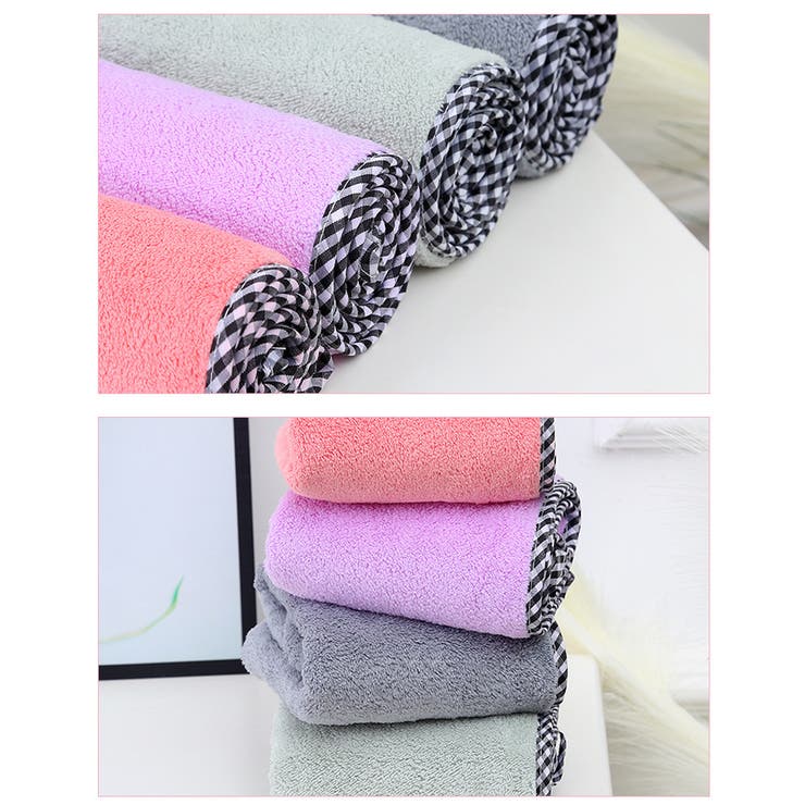 ヘアドライタオル タオルキャップ バス用品 | PlusNao | 詳細画像8 