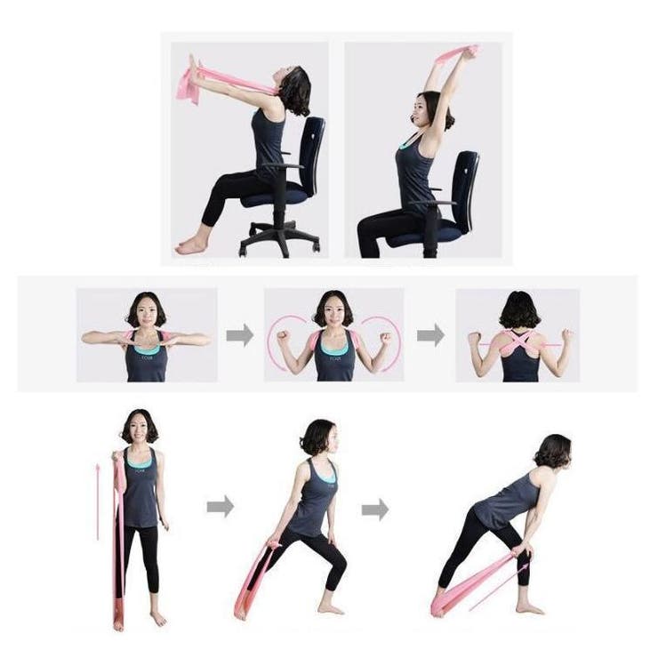 トレーニングチューブ エクササイズバンド ゴムバンド | PlusNao | 詳細画像4 